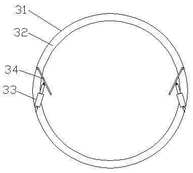 Rotary spraying device