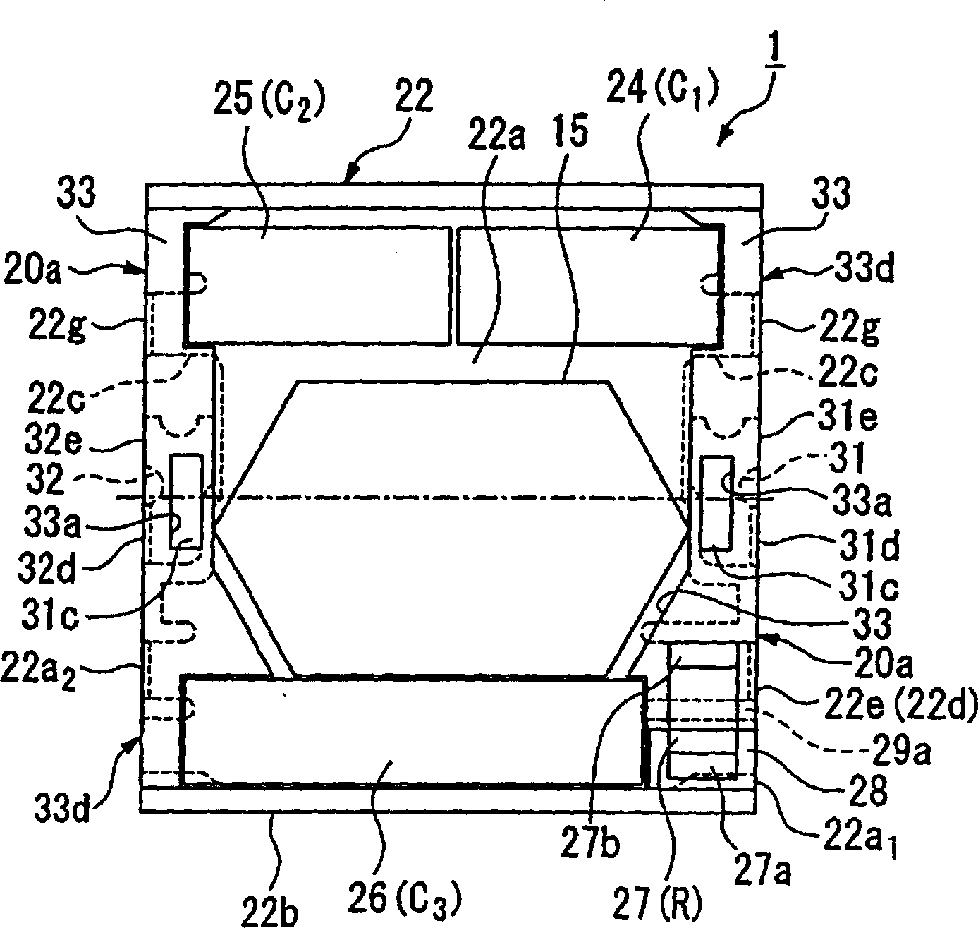 Non-reversible circuit element and communication equipment thereof