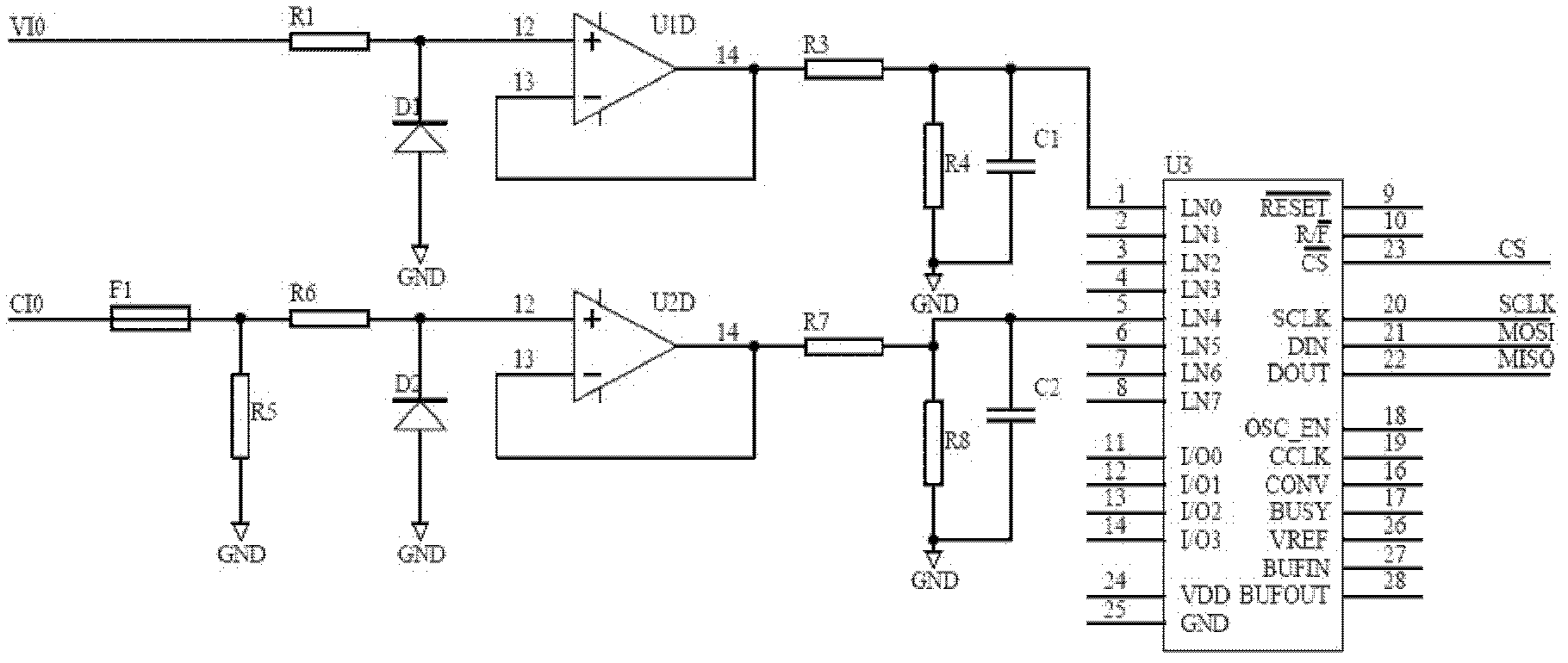 Bus-based input/output (IO) acquisition and control extending device