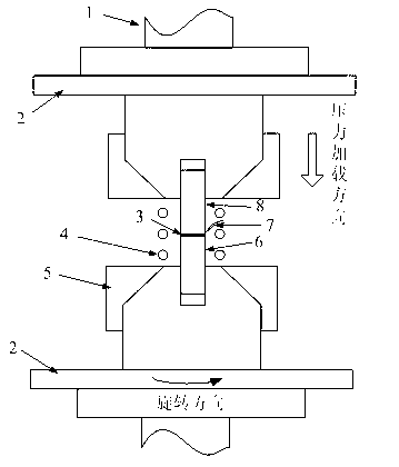 Magnesium alloy and aluminum alloy heterogeneous non-vacuum machinery forced rotation semi-solid brazing method