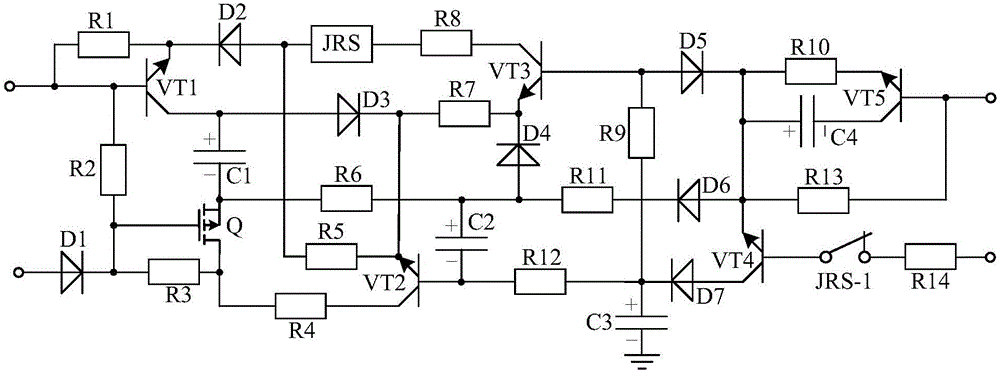 Dry-type transformer intelligent protection system based on buck alarm circuit
