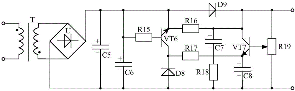 Dry-type transformer intelligent protection system based on buck alarm circuit