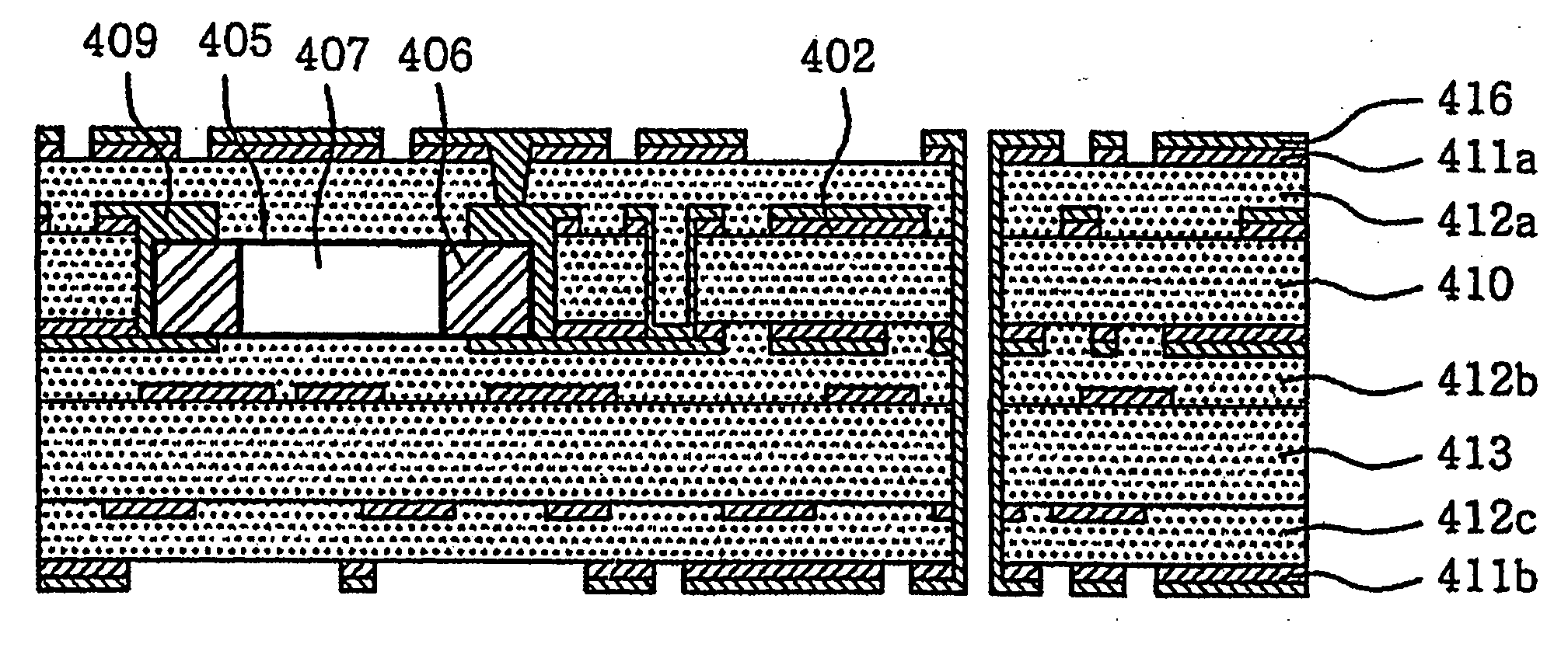 Printed circuit board including embedded chips and method of fabricating the same using plating