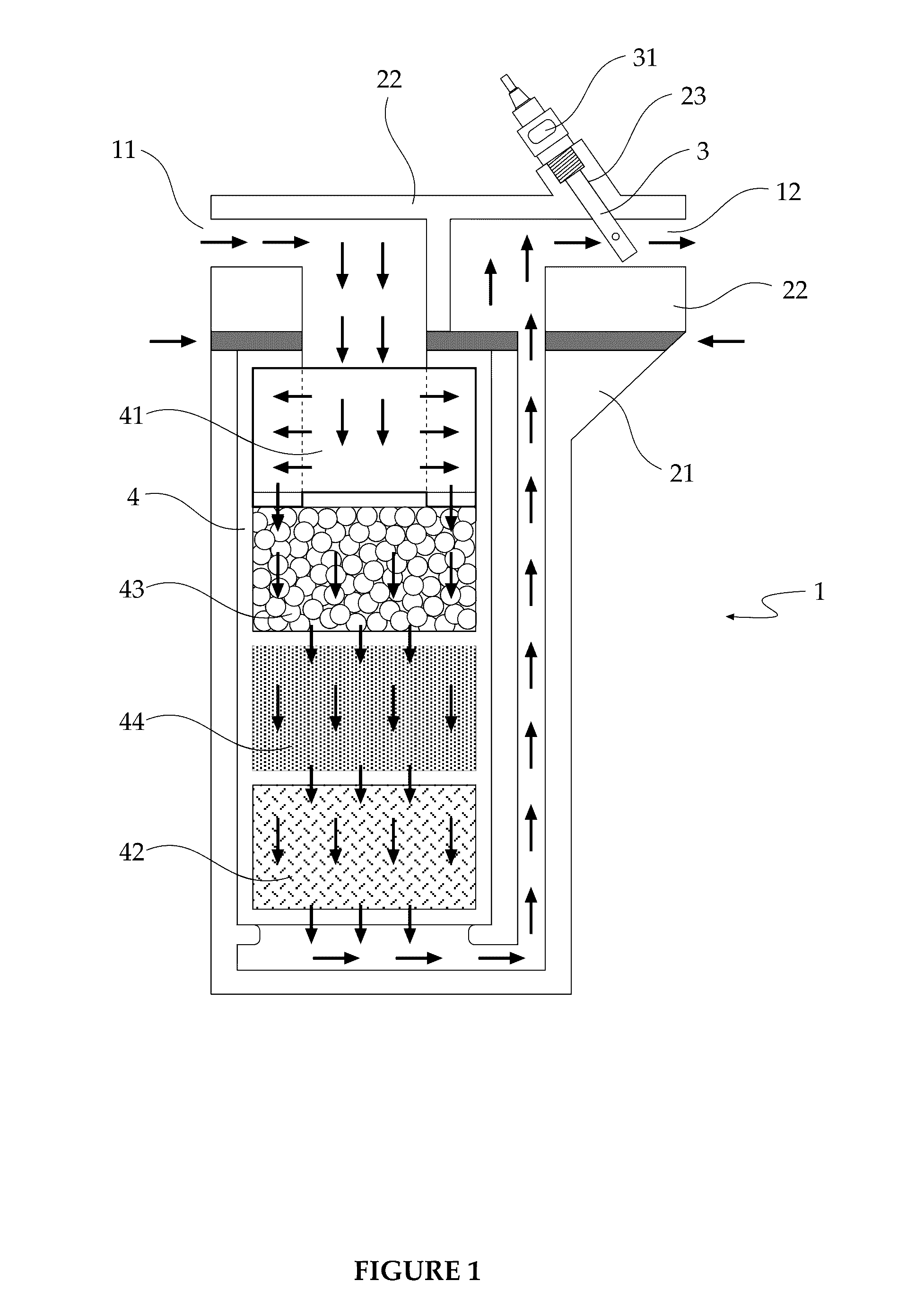 Water Filter with Electrical Conductivity Meter