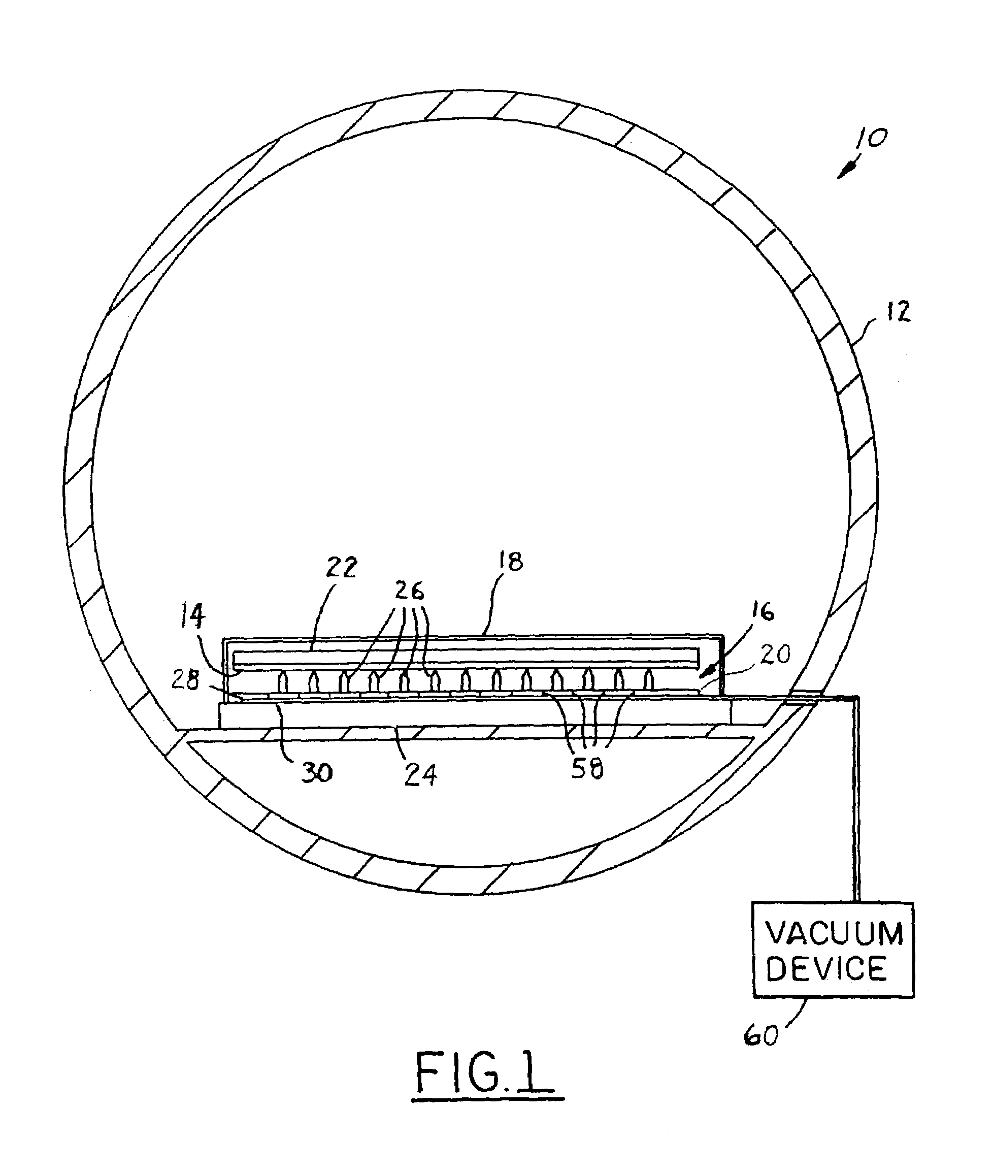 Method and system having a flowable pressure pad for consolidating an uncured laminate sheet in a cure process