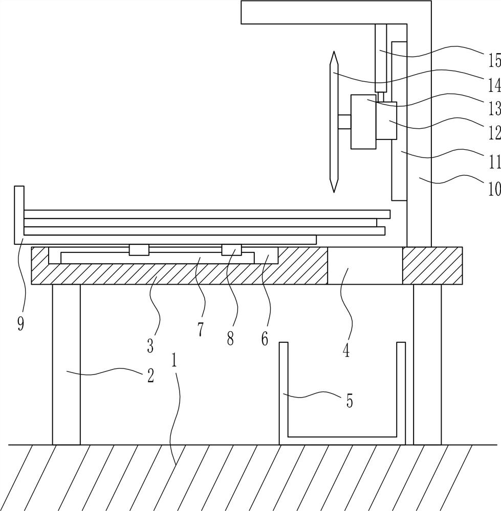 A device for simultaneous cutting of multiple planks for suspension bridge construction