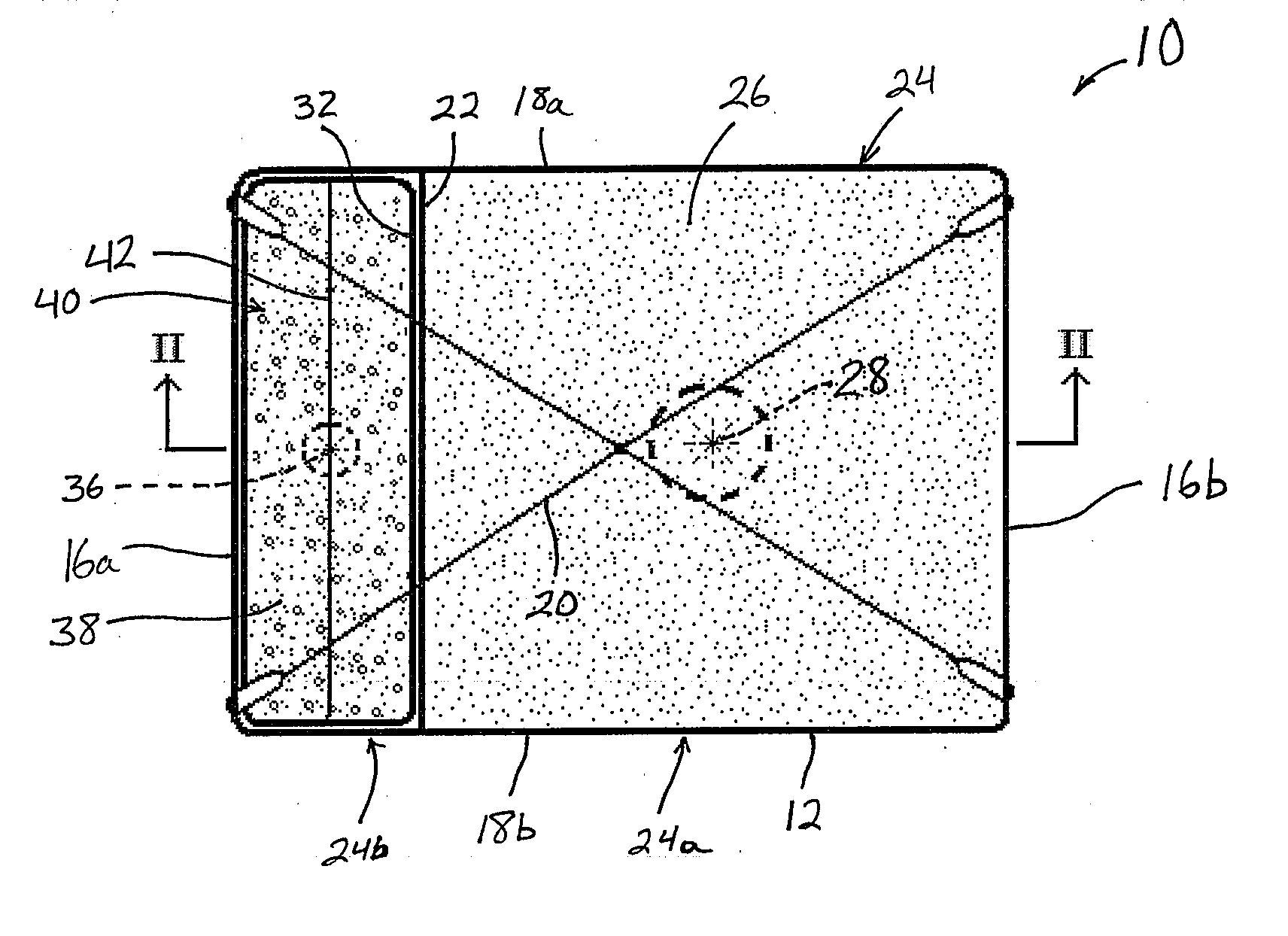 Multi-chamber container for bulk materials, and method of filling a multi-chamber container