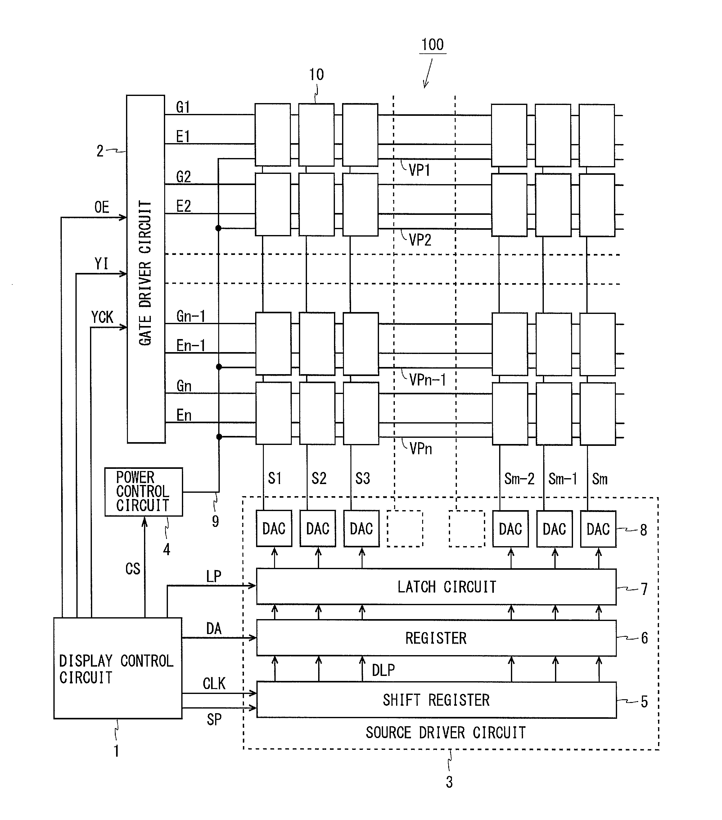 Display device and method for driving same