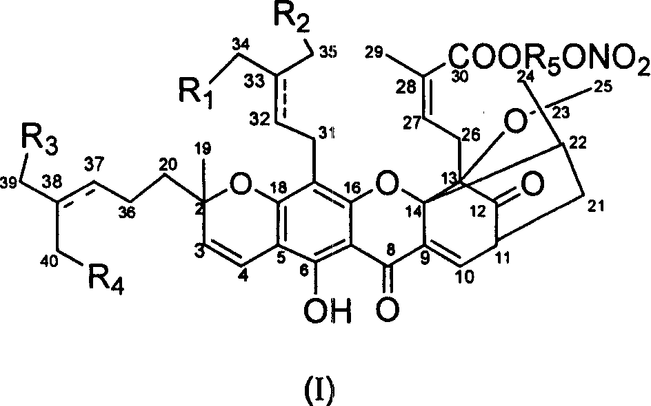 Gambogicacid derivative and its preparation method and uses in pharmacy