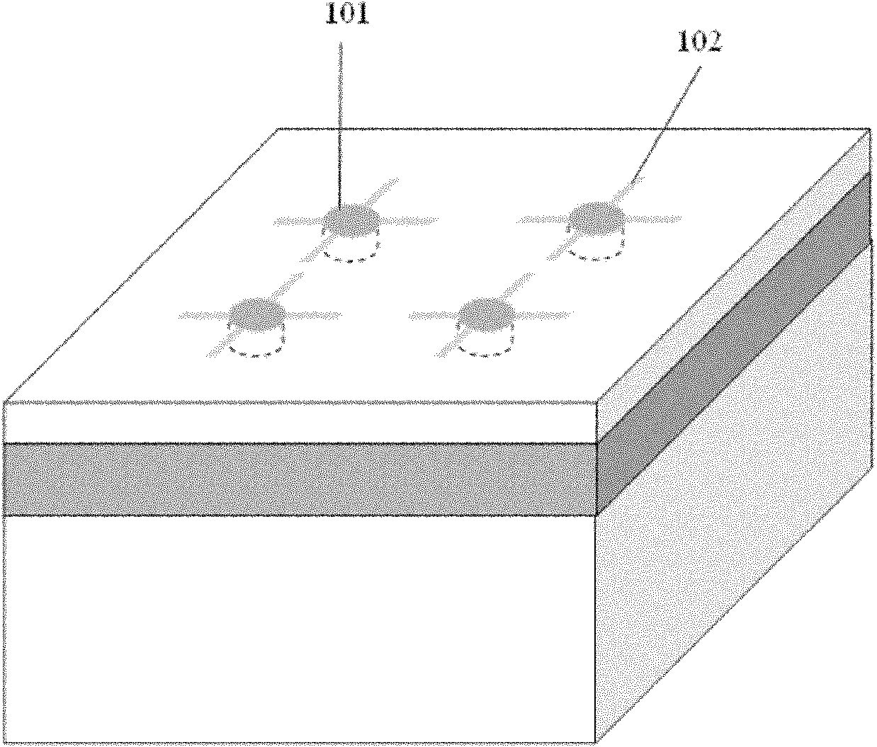SOI/III-V full wafer bonding method adopting three-dimensional vent-hole device