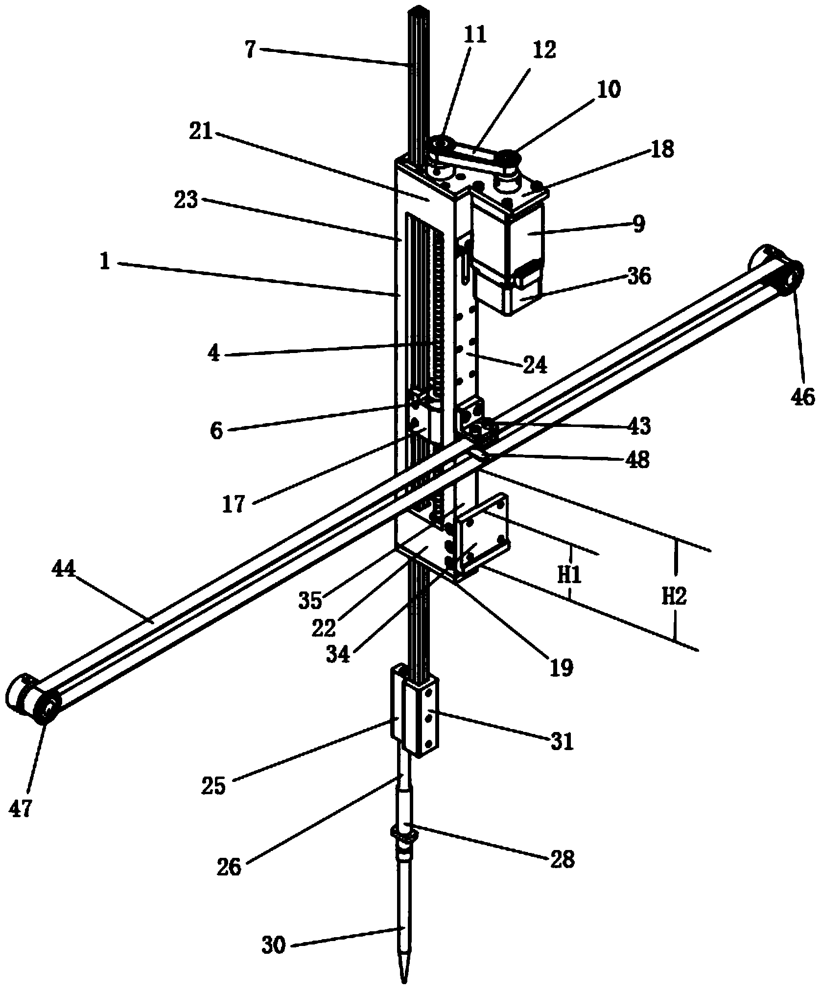 Full-automatic pipetting station and application thereof