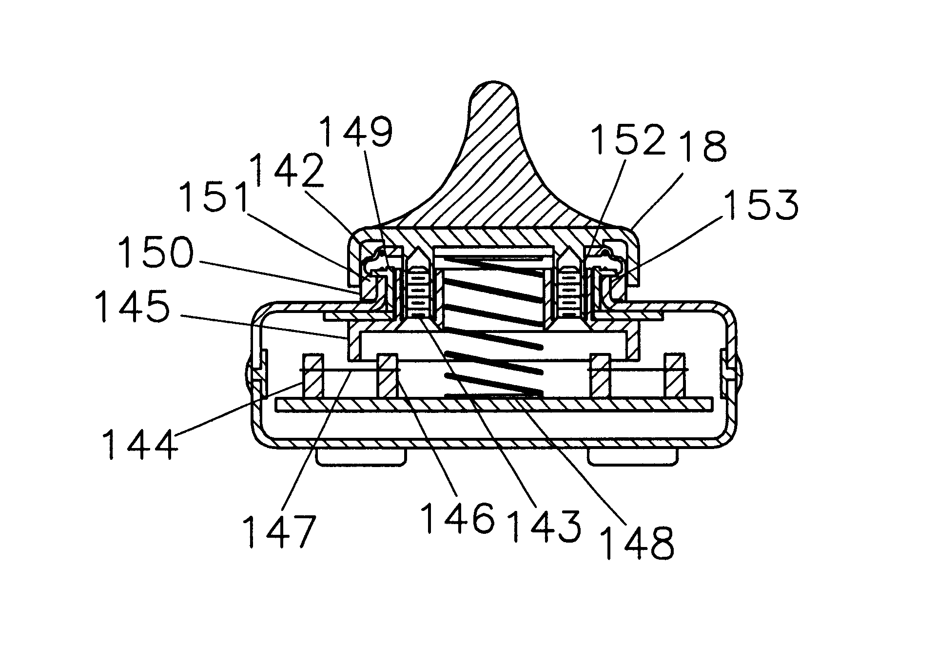 Articulator and optical detection cursor positioning device