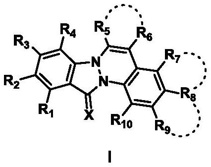 A 12h-indazol[2,1-a]cinnolin-12-one compound and its application