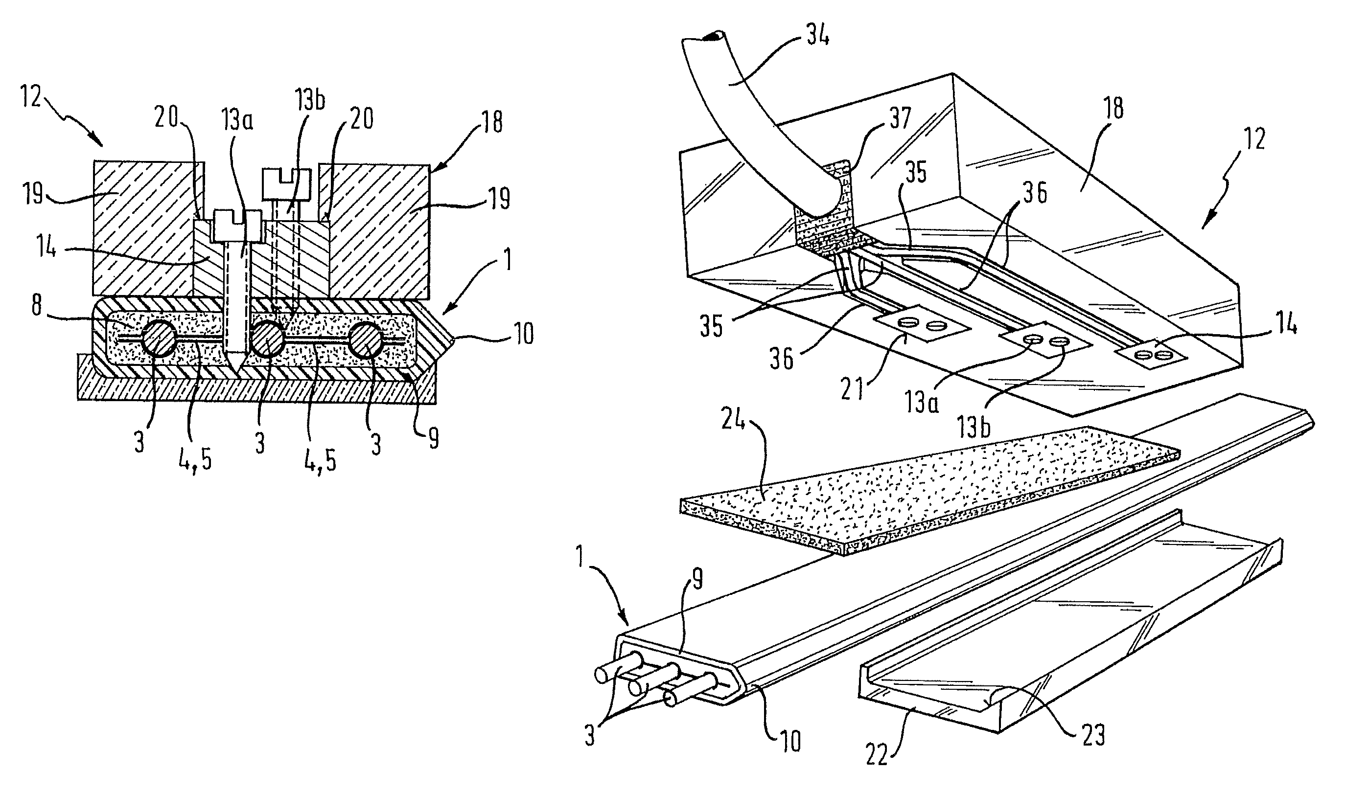Connection device and installation kit for electrical installation with circuit integrity in case of fire