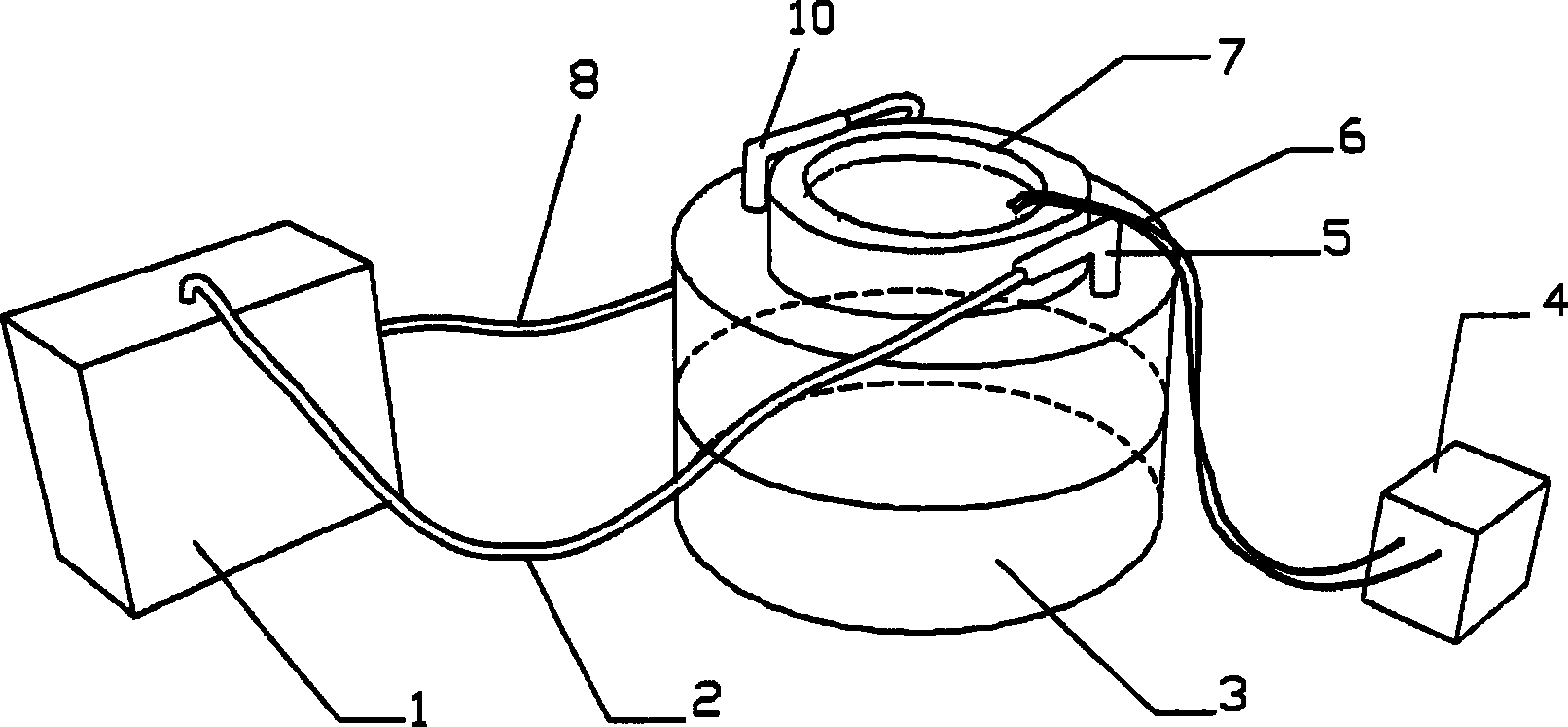 Method and device for in-site detecting soil carbon dioxide flux