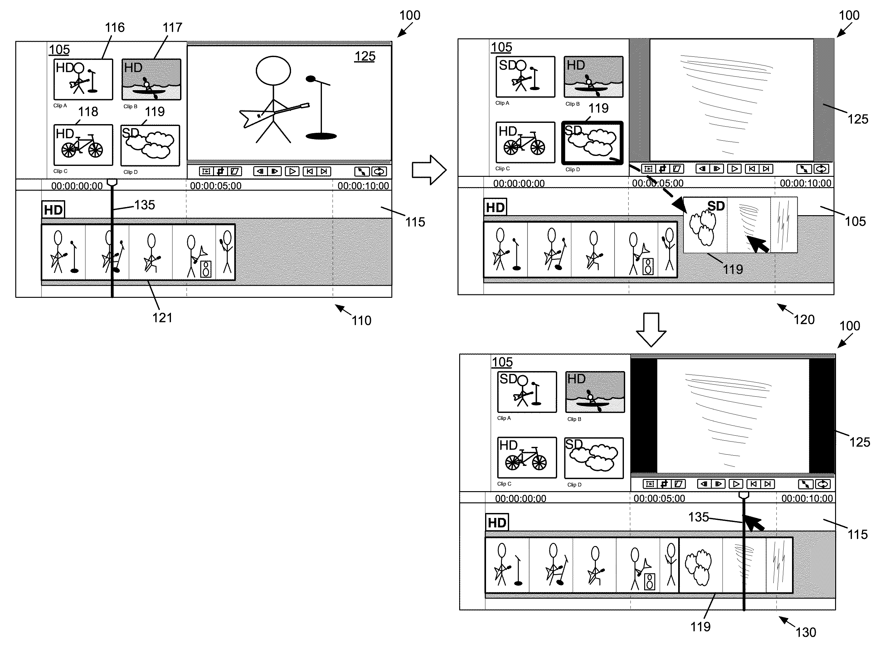 Rate Conform Operation for a Media-Editing Application