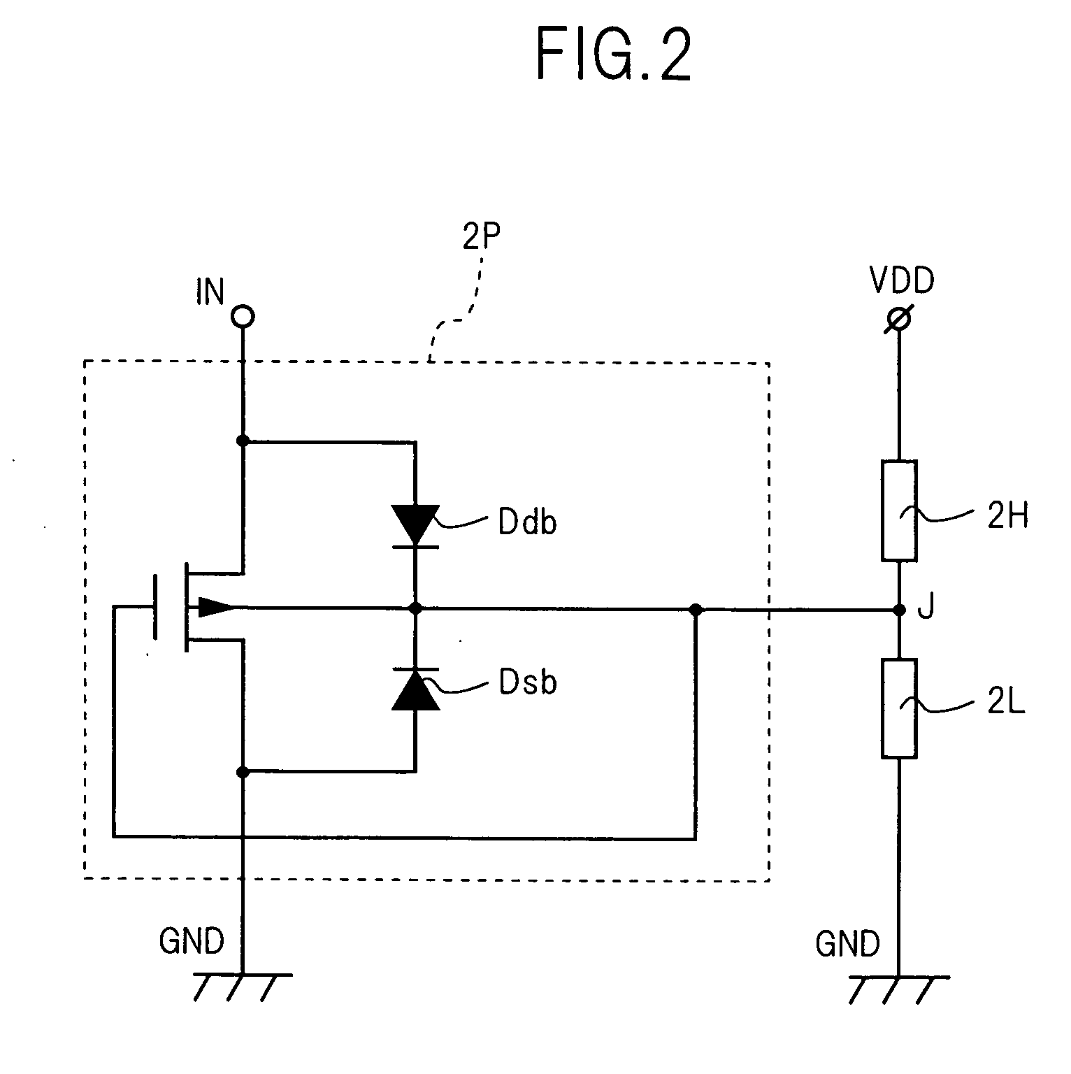 Amplification device with a bias circuit