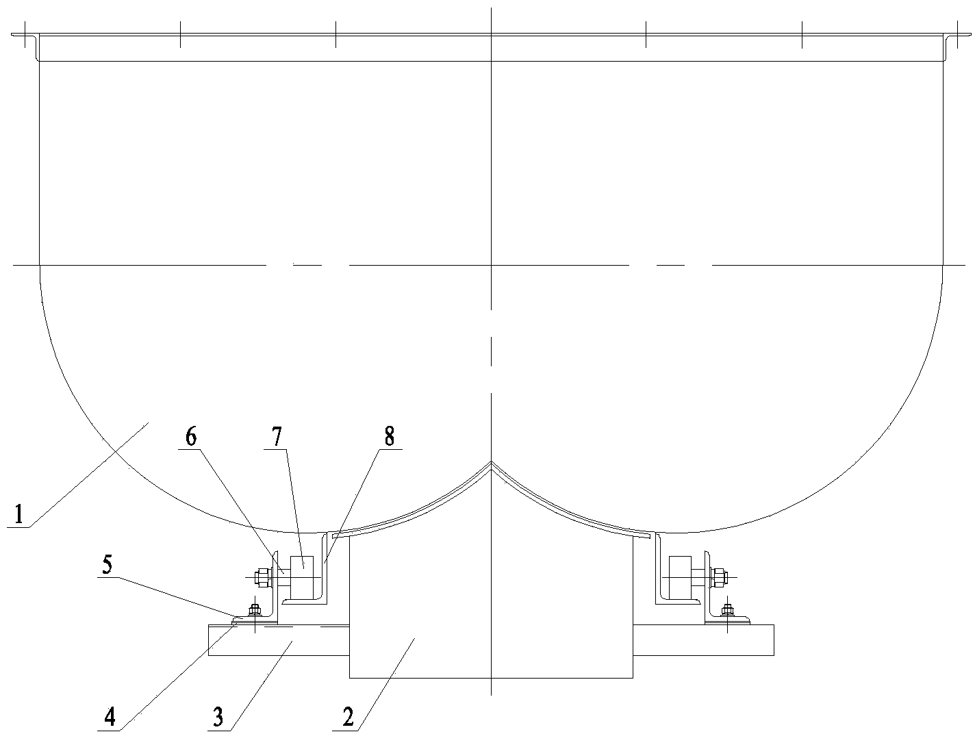 Mixing cylinder door adjusting device