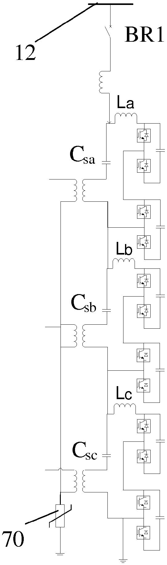 Arrangement, method and computer program product concerned with tapping of power from DC power line to ac power line