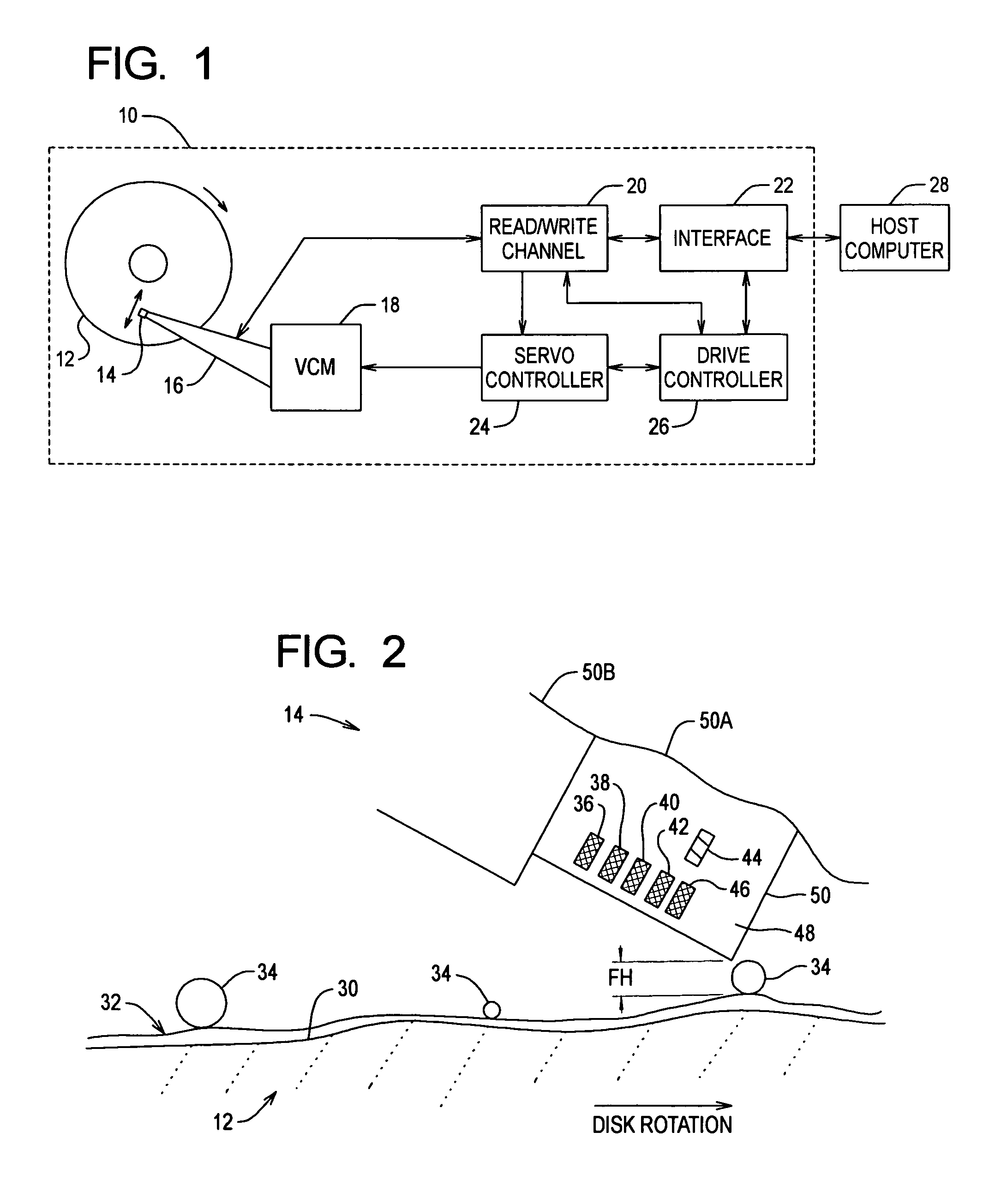 Head-disk interface preconditioning using write current before servo track write