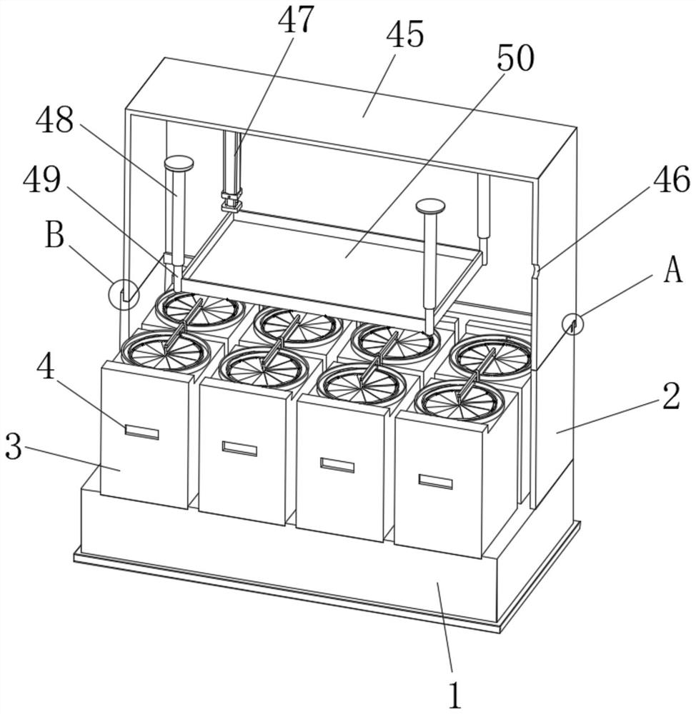 Device and method for measuring soil moisture characteristic curve under alternating dry and wet conditions based on salt solution method