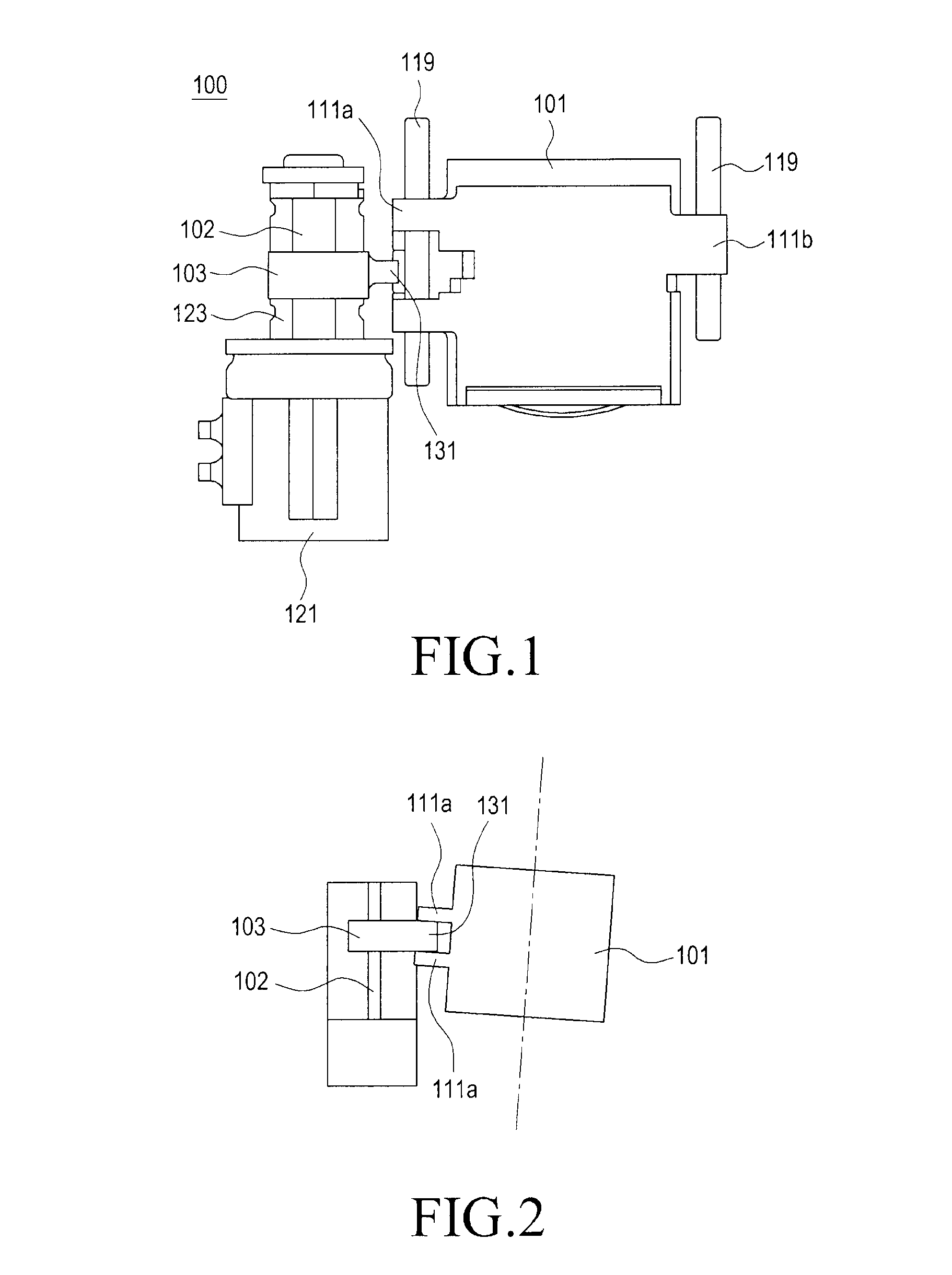 Focusing apparatus for optical device