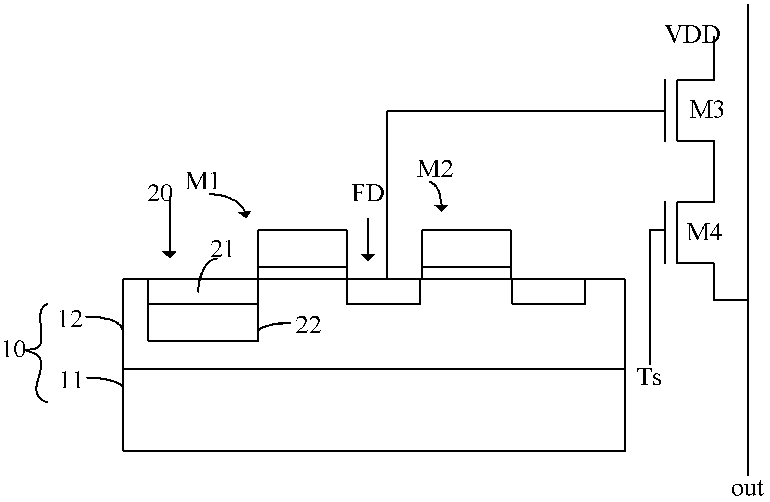 Image sensor and photosensitive diode