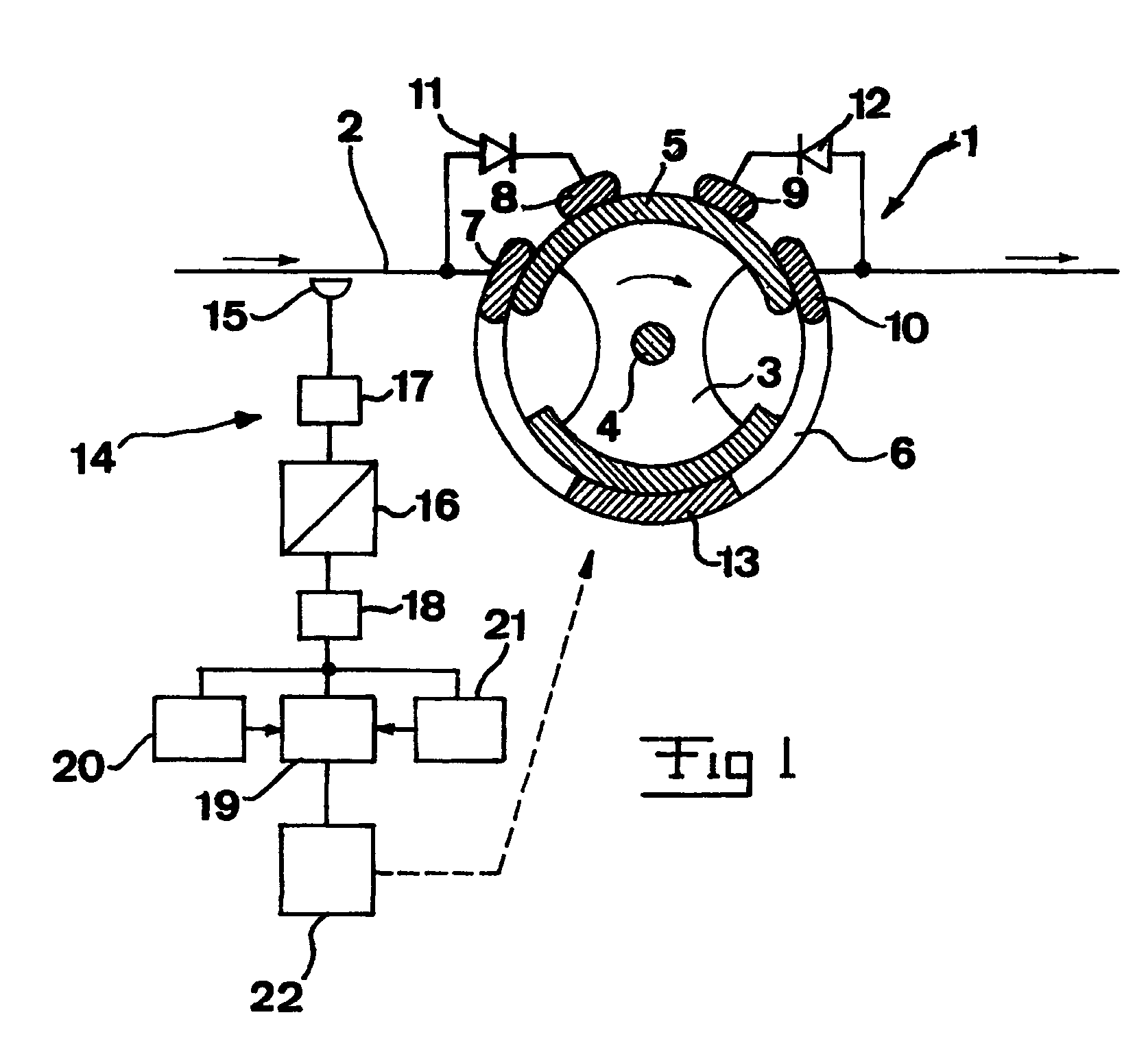 Method and device for prediction of a zero-crossing alternating current