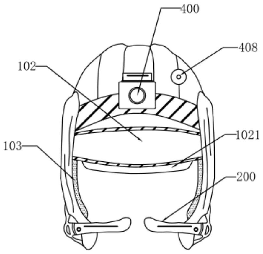Combined safety fire-fighting communication helmet and application method