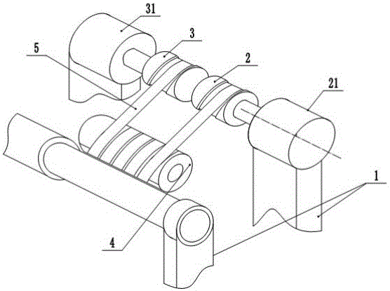 Polishing mechanism used for shaft