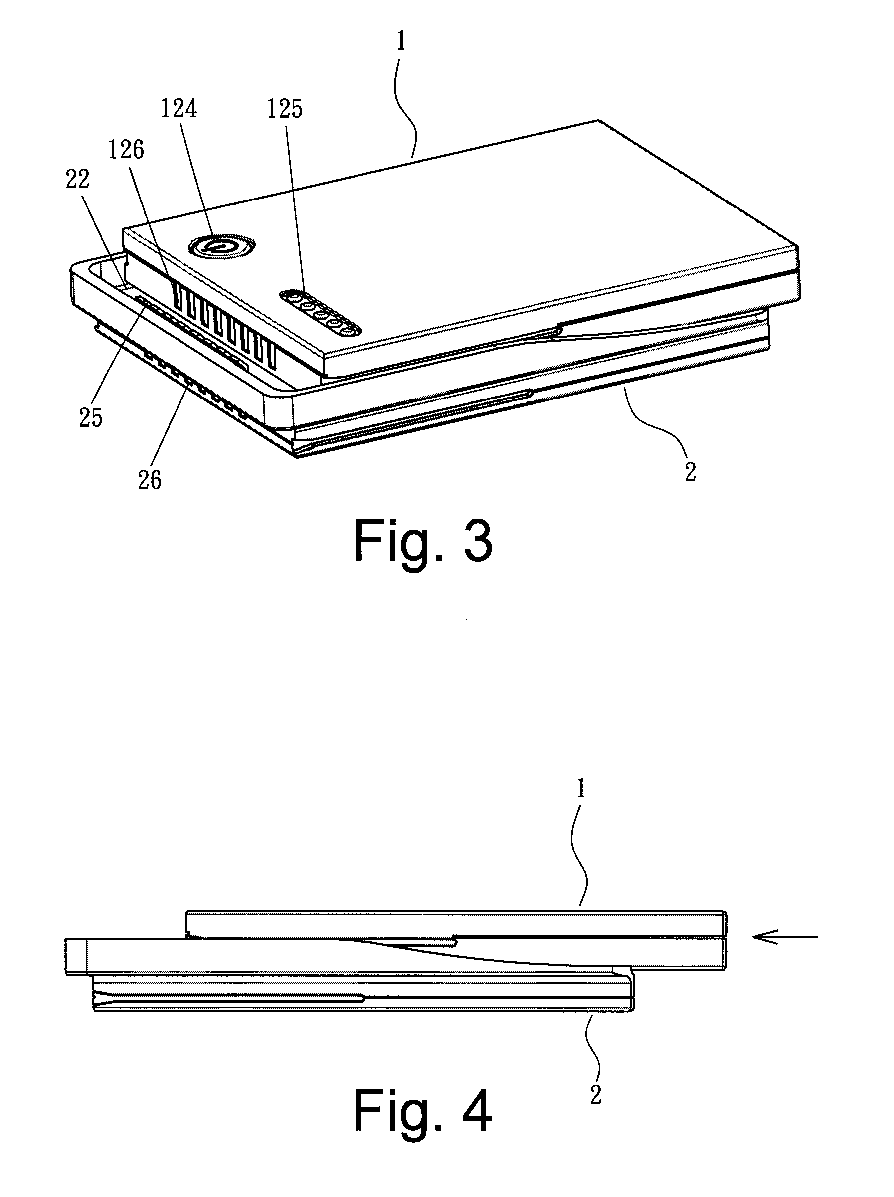 Portable external power-supplying device