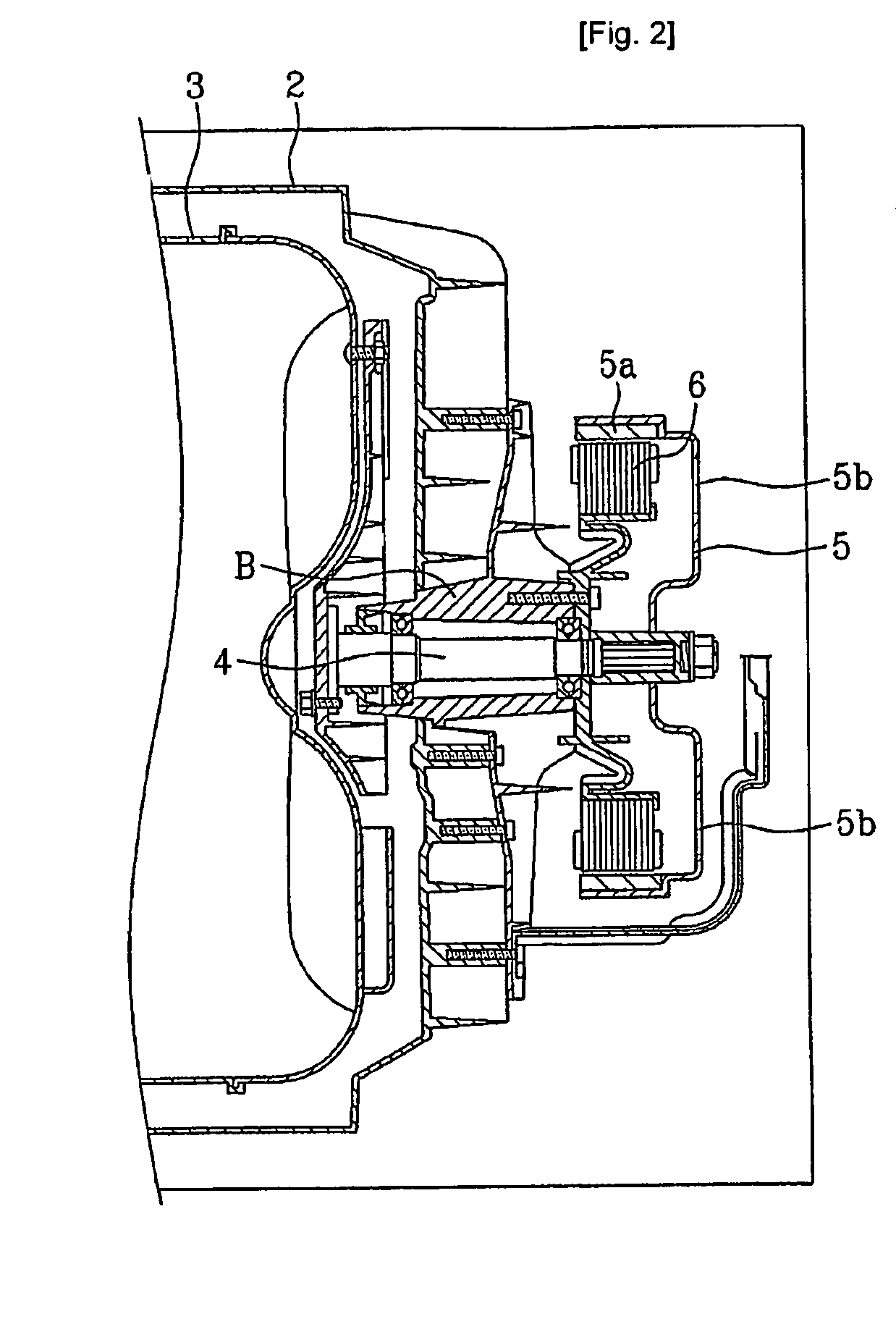 Double rotor type motor