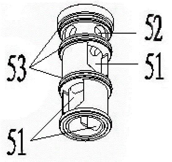 High-pressure-difference-resisting multi-grade adjusting device for pipeline