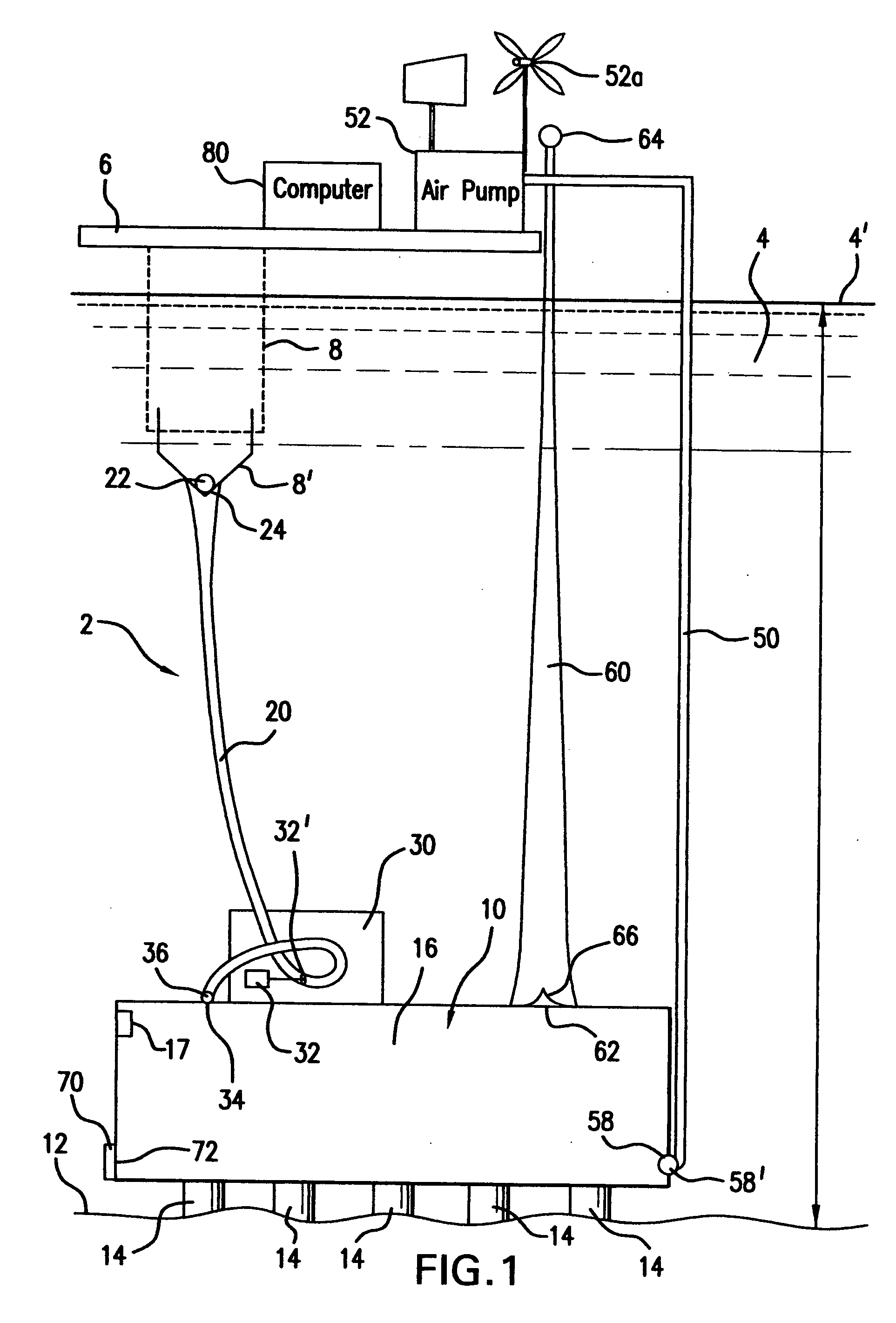 System and process for generating hydroelectric power