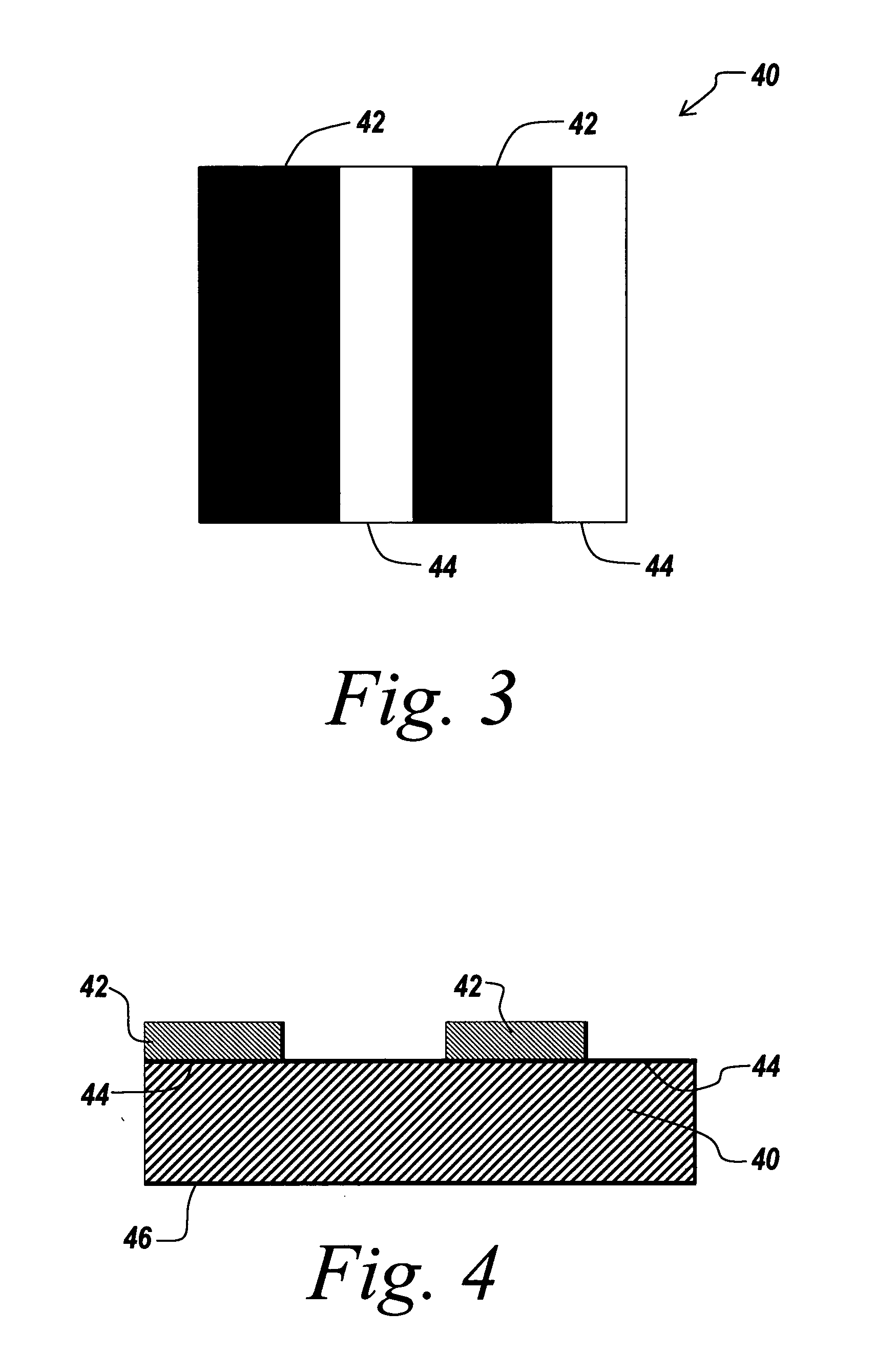 Method for pattern metalization of substrates