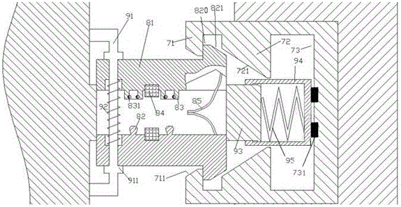 Power component locking installation device of electrical cabinet