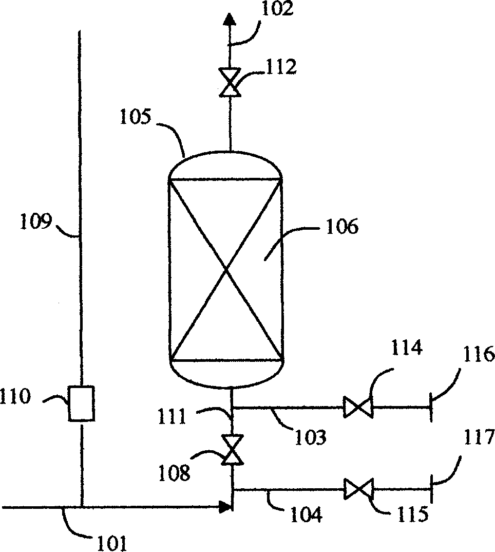 Method and process flow for recovering organic matter component from organic exhaust gas