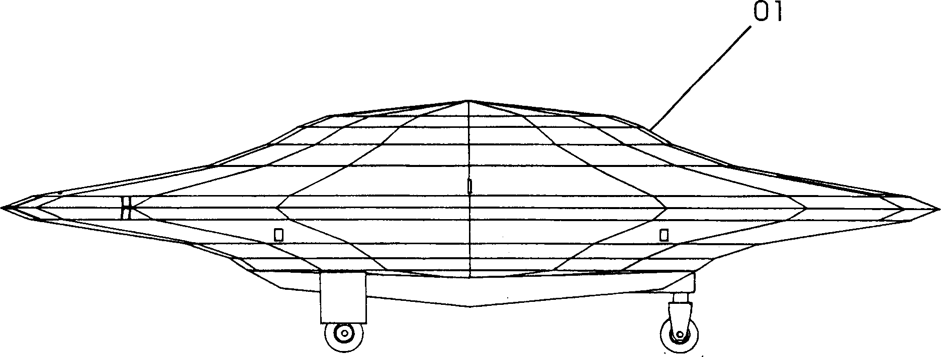 Contour structure of aircraft