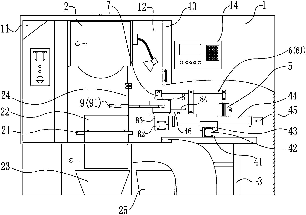 A cutting machine tool for crankshaft connecting rod production