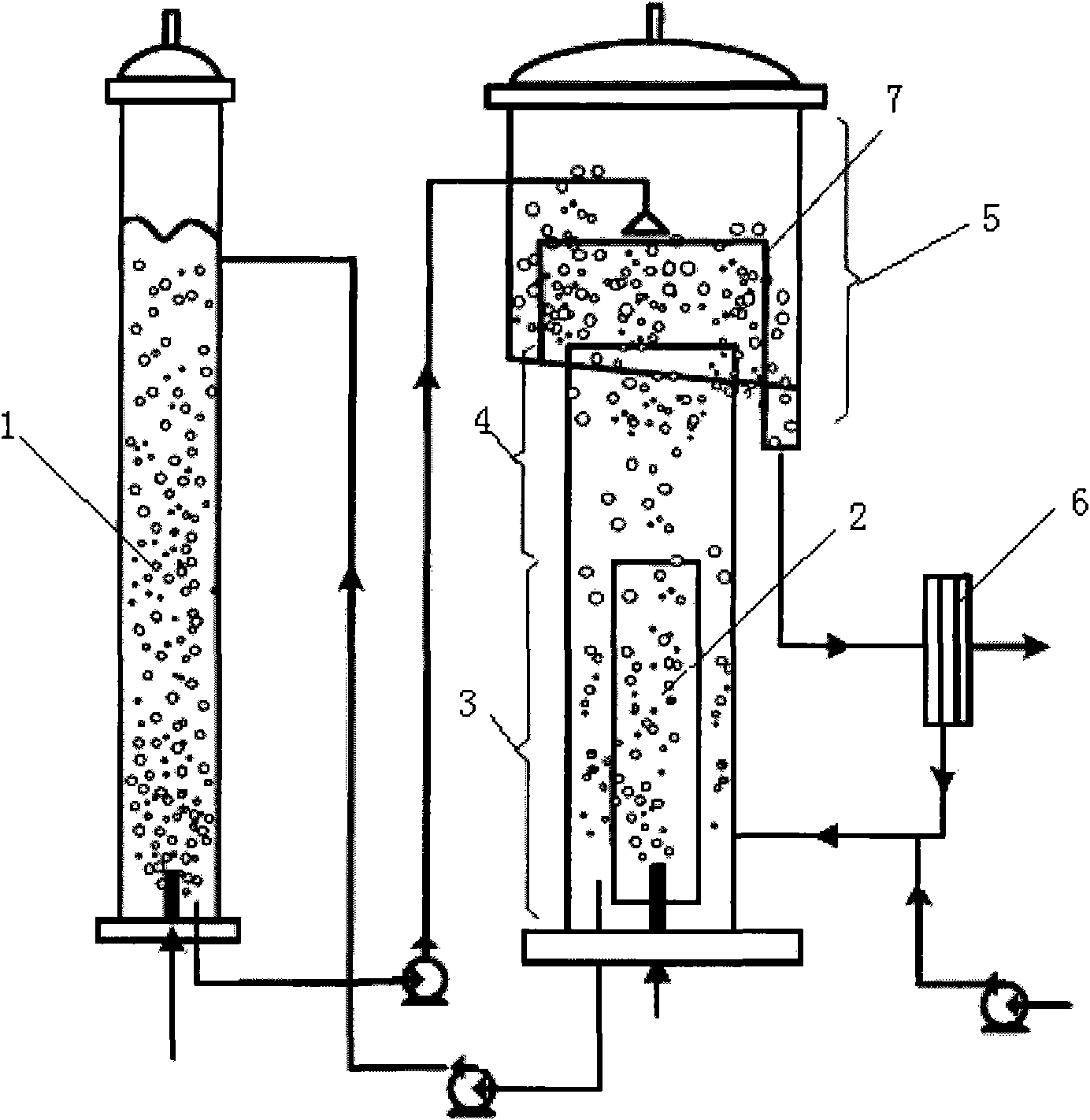 Regenerative and integrative hydrogen sulfide liquid phase oxidation absorption method of sulphur separation/desulfuration solution