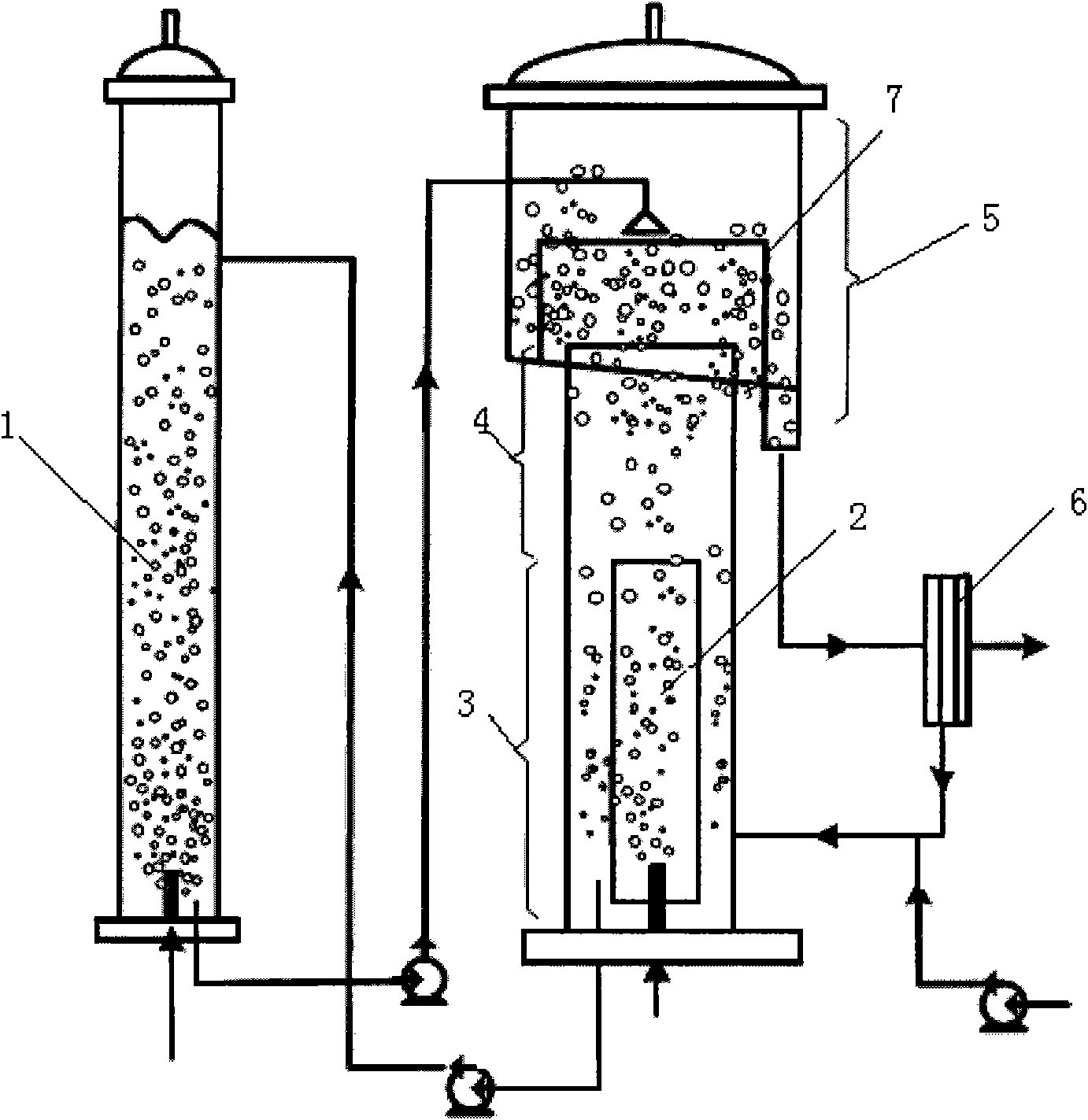 Regenerative and integrative hydrogen sulfide liquid phase oxidation absorption method of sulphur separation/desulfuration solution