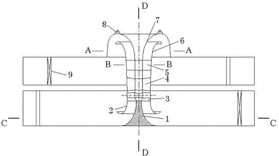 Beveled bidirectional vertical pump device