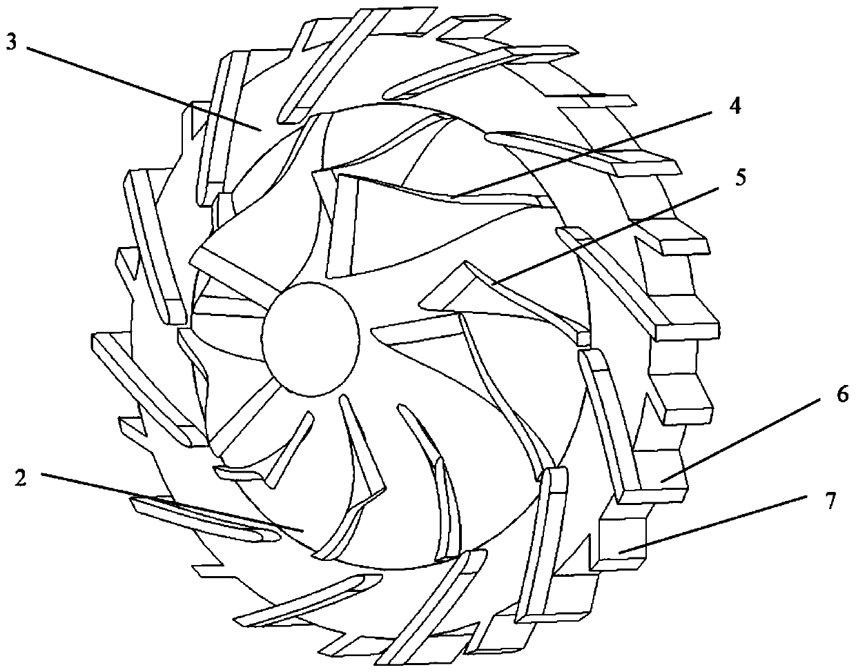 Design method of centrifugal compressor and diffuser structure