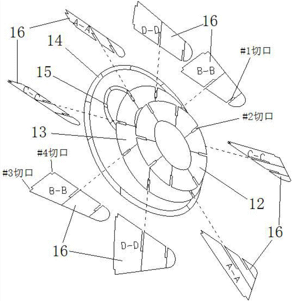 Manufacturing and mounting method of combined type wood pattern anchor table component