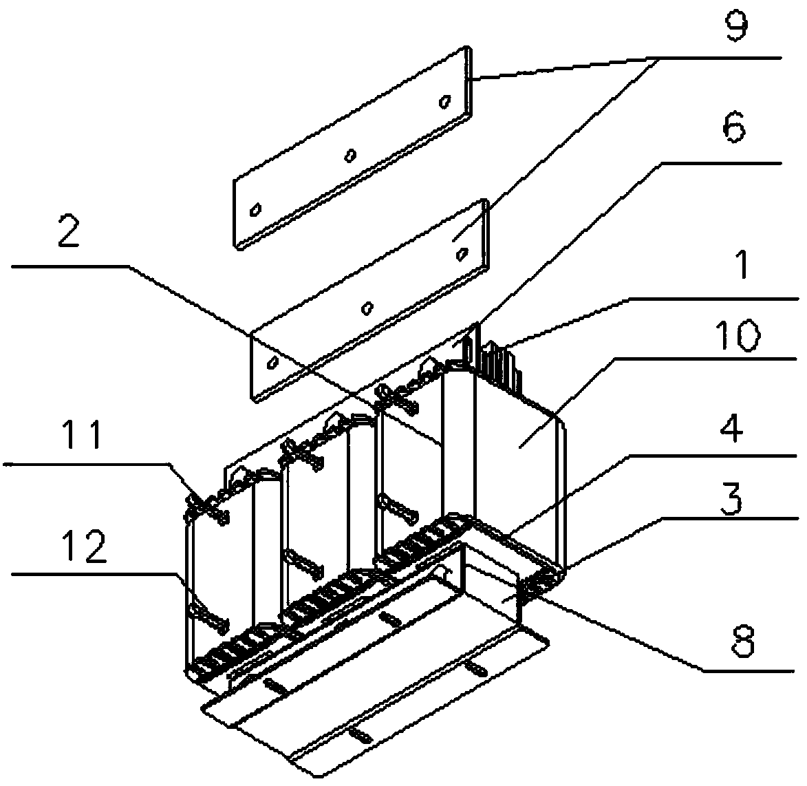 Novel electric reactor having iron core structure with cooling fins