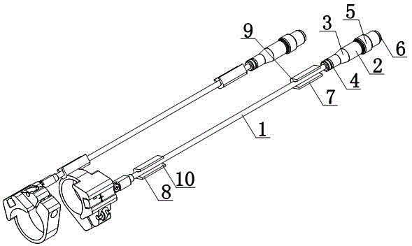 A buckle-type electrode rod group