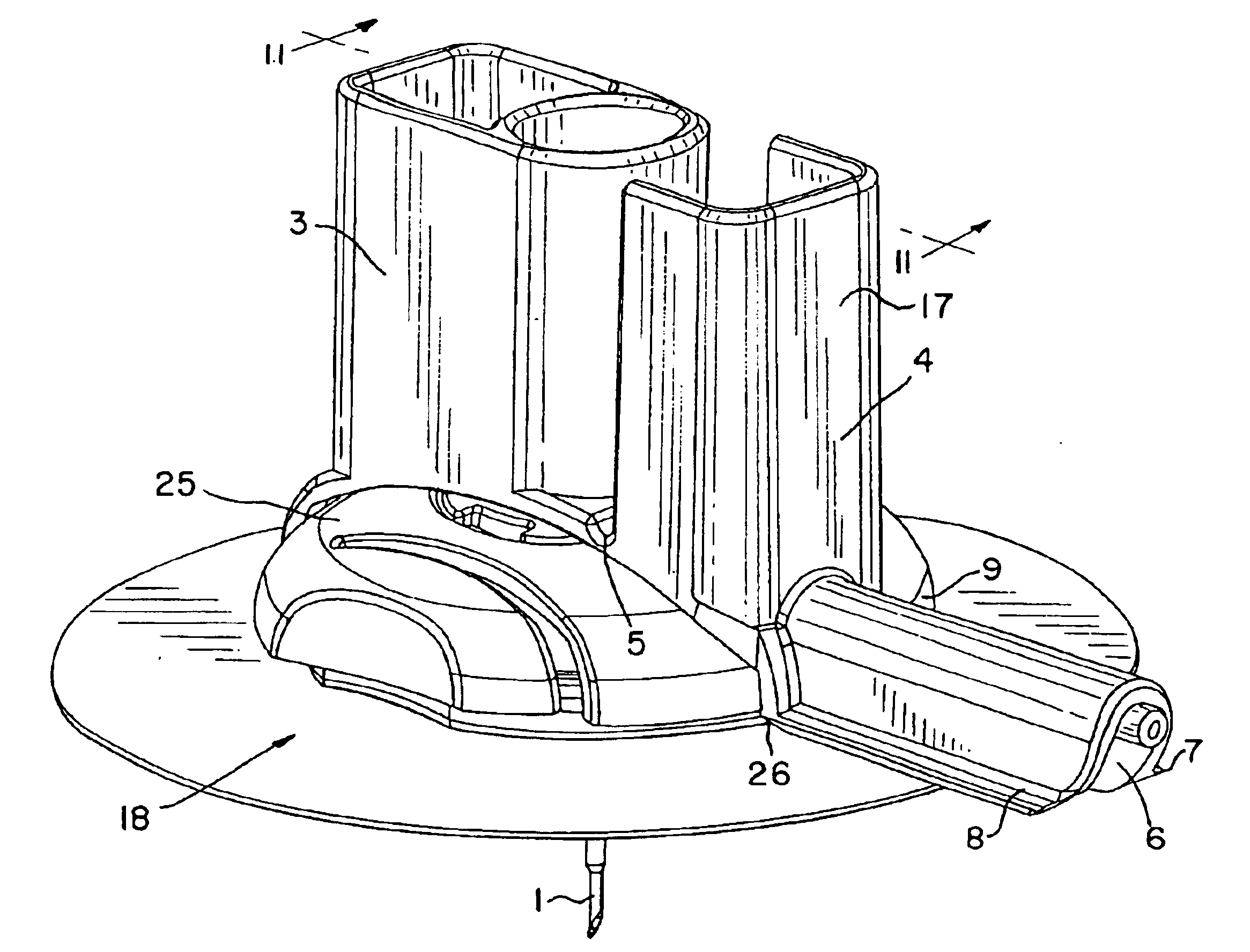 Medical puncturing device