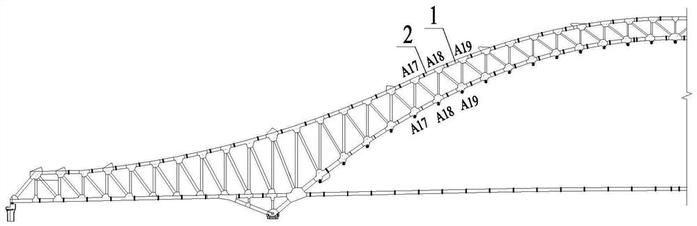 Steel box truss arch bridge mounting, positioning and monitoring integrated construction method