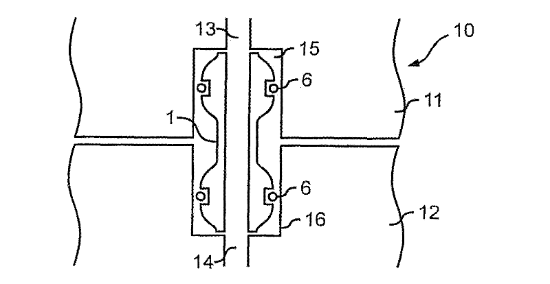 Connecting assembly for combining hydraulic components