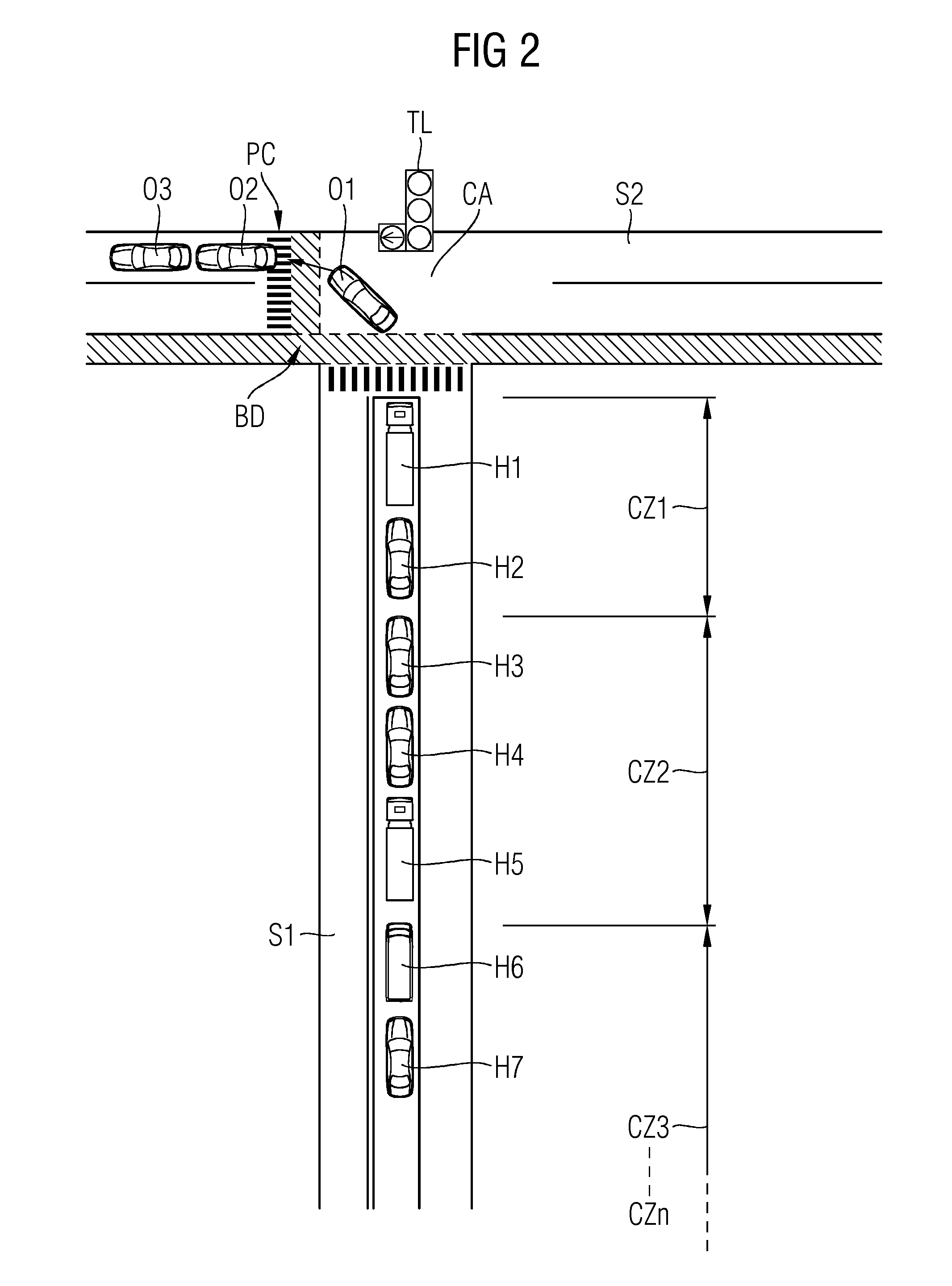 Method for communication within an, in particular wireless, motor vehicle communication system interacting in an ad-hoc manner, device for the traffic infrastructure and road user device